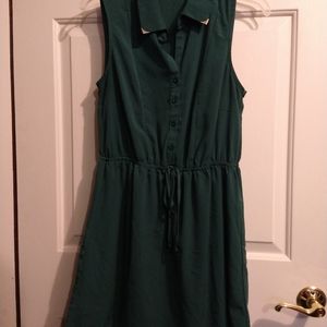 Hunter green dress